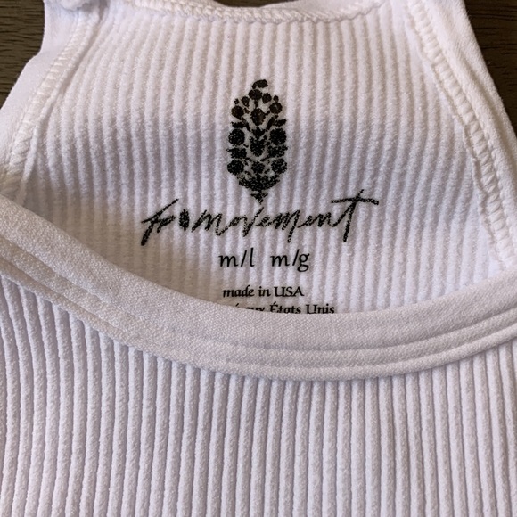 🚫SOLD🚫 NWOT! FP Free People Movement Happiness Runs Long Crop Tank Sz M/L - Picture 9 of 9